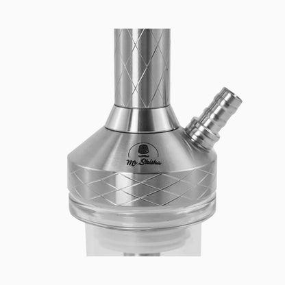 Mr Shisha Mini Khalifa Silver - Without Base